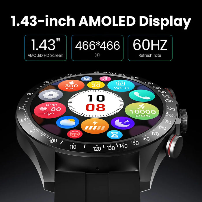 Solar Pro Smartwatch Brown
