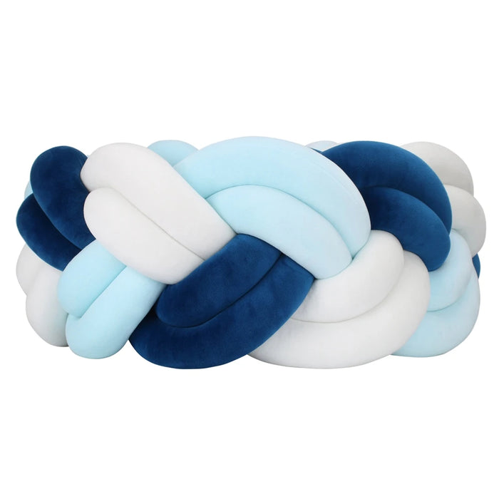 Soft Braided Baby Bed Bumper for Protection and Decor