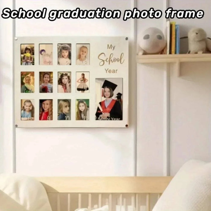  Handcrafted rustic wooden frame with swing-style pendulum mount 