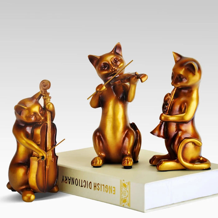 American Style Resin Animal Sculpture Cute Handmade Home & Office Ornament