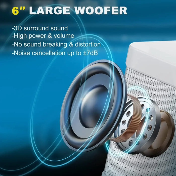 3000mAh battery for up to 6 hours of use