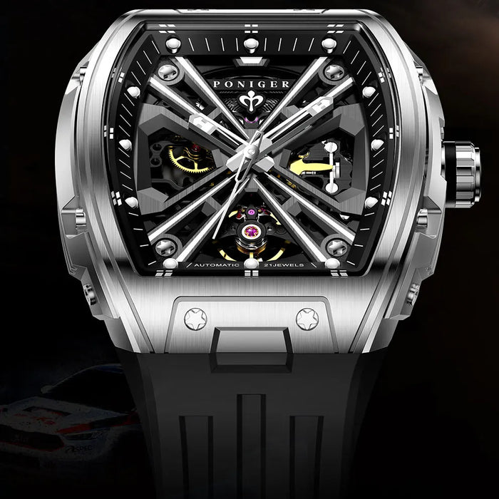 Stainless Steel Automatic Watch – Shockproof  Yellow
