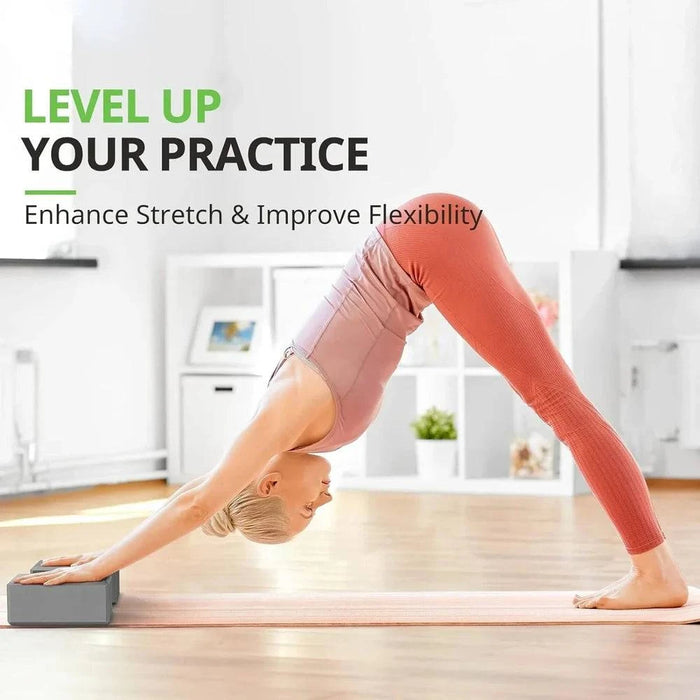 Supportive and non-slip design for maintaining balance and alignment in poses