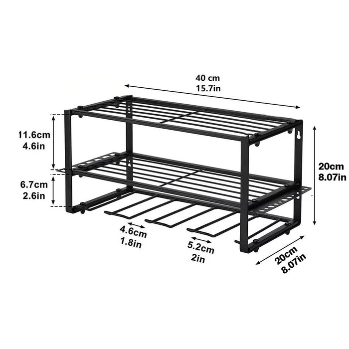 Efficient and organized tool cabinet for garage, workshop, or shed use