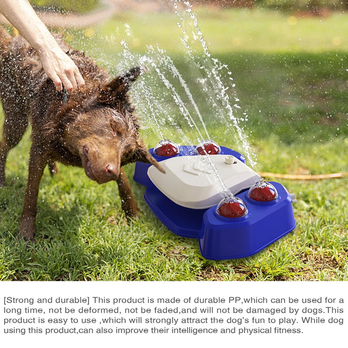 Outdoor Dog Sprinkler Toy with Adjustable Spray Angle