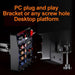 Simulator Control Box with 30 Programmable Buttons and RGB Panel for PC Gaming