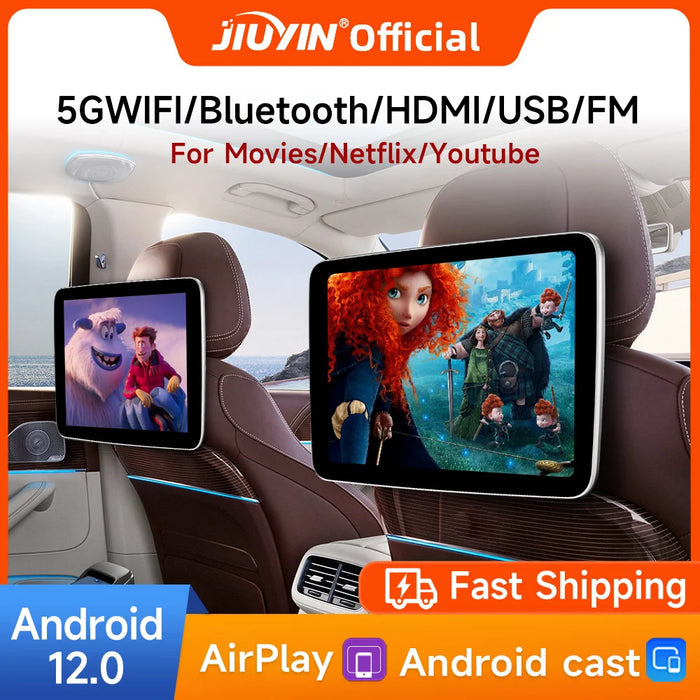 10.2" Touchscreen Car Headrest Monitor with HDMI