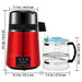 Efficient 4L water distiller purifier with dual temperature display 
