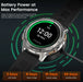 Digital Fitness Watch with stainless steel back and aluminum alloy buttons