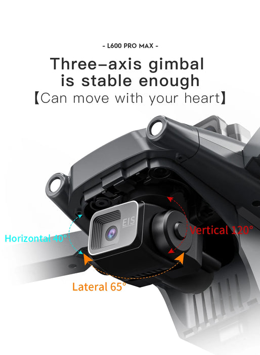 4K GPS Drone with 3-Axis Gimbal and Dual Camera