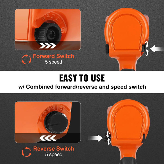 Compact Design with 7500 RPM Free Speed for Efficient Operation