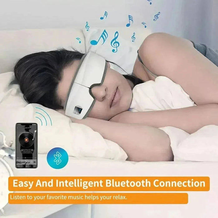 Smart Eye Massager with Hot Compress and Airbag Vibration “ Relieve Eye Fatigue and Improve Sleep - FLUXA