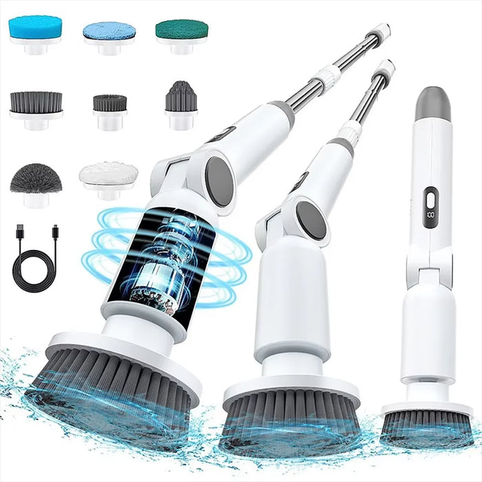 Cordless Rotating Cleaning Brush for Bathroom & Kitchen