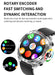 Advanced smartwatch with high-fidelity wireless earphones, Bluetooth call function, message notifications, and music control