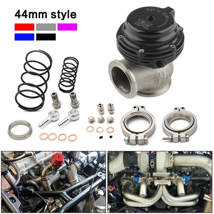 High-Quality Aluminium Construction Water Cooled External Turbo Wastegate Flange Black