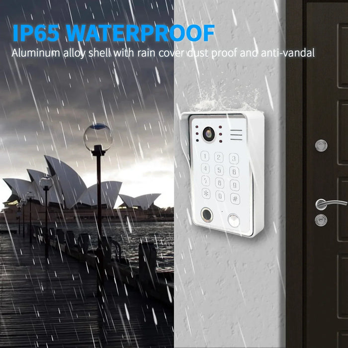 10" Touchscreen Home Video Doorphone with Camera & Audio