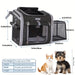 versatile black pet carrier for bike, backpack, car, or duffel