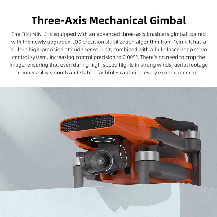 Portable 4K Drone with Gimbal and 9km Range