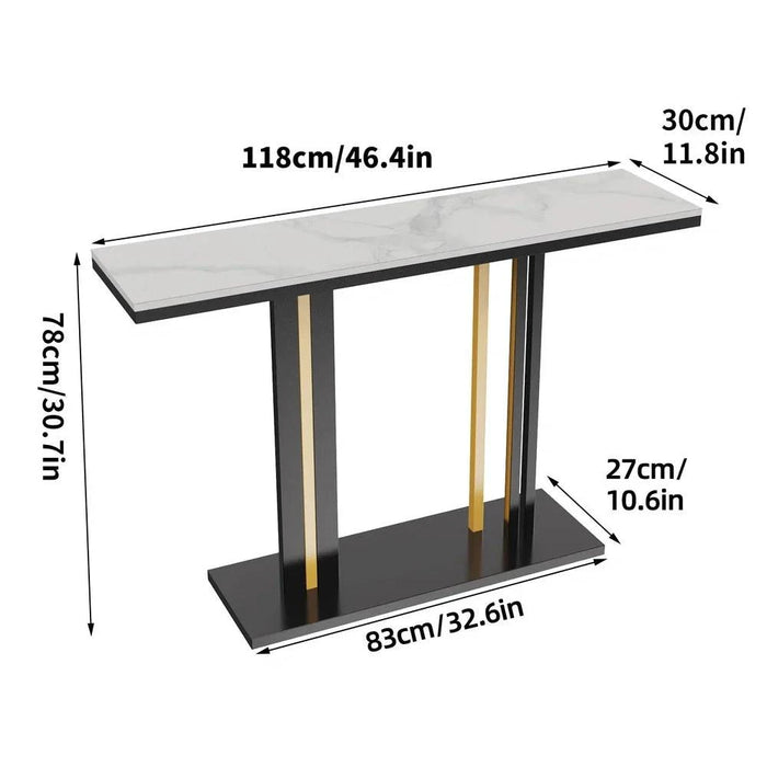 Practical and elegant marble console table for any room in your home