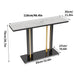 Practical and elegant marble console table for any room in your home