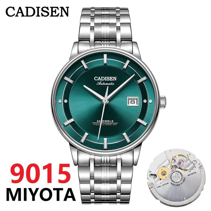 Stainless Steel Automatic Watch with Sapphire Crystal Glass