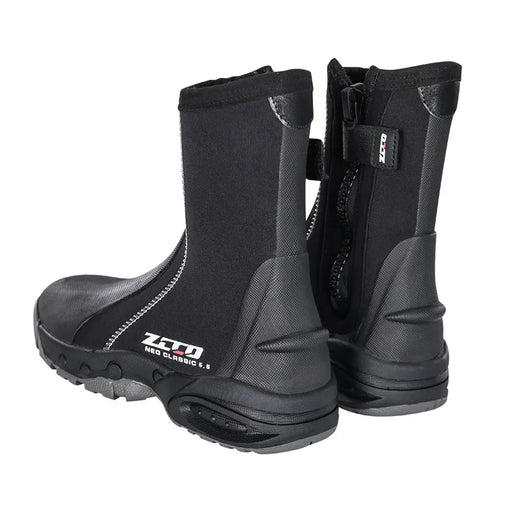 Dive Boots 5mm Neoprene Wetsuit Side Zipper Size 9 (41-42) Snorkeling Scuba Shoes for underwater activities