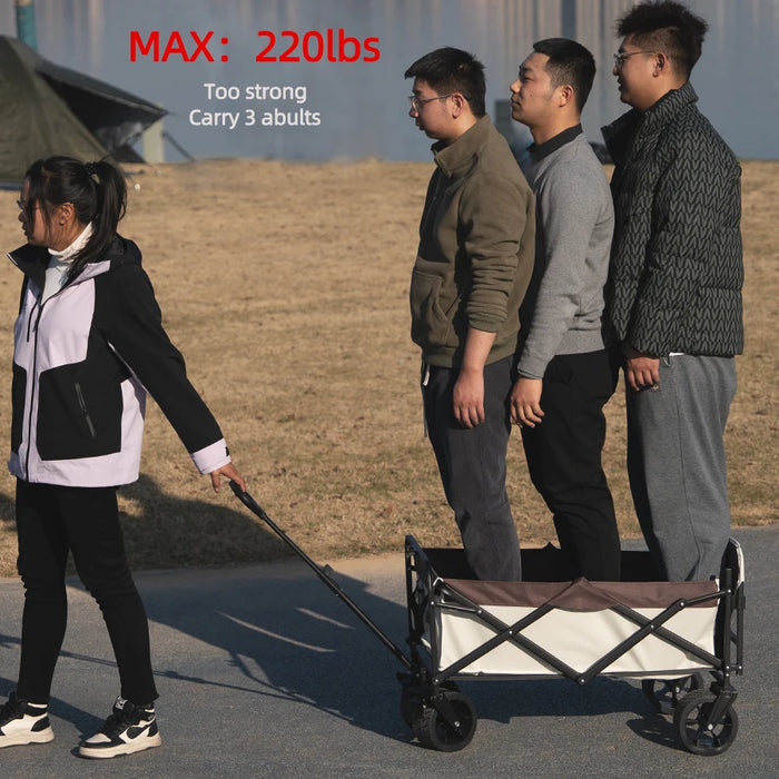 Collapsible Outdoor Trolley STC-black-ZB