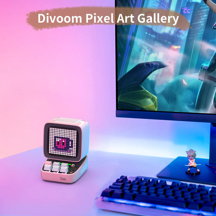 Multifunctional LED Bluetooth Speaker with Pixel Art
