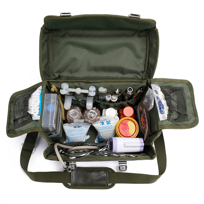 Outdoor Rescue First Aid Kit, Waterproof & Wear-Resistant, Survival Kit Red