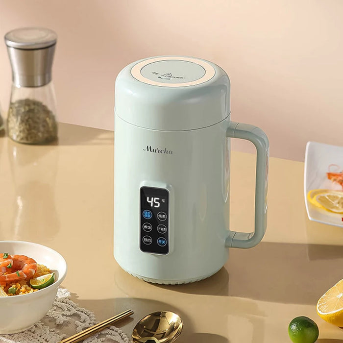 1000ml Mini Slow Cooker for Soup, Porridge & Travel