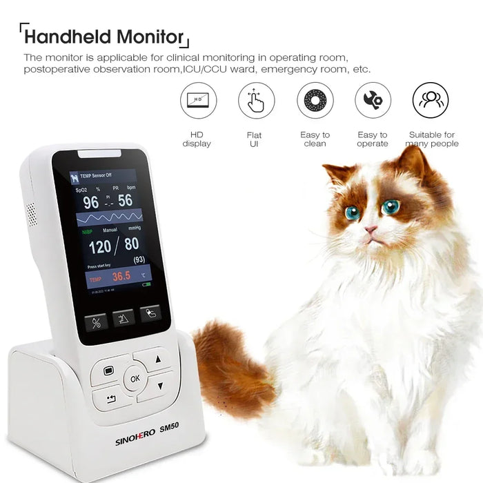 Portable Patient Monitor for Adults, Kids, and Vets