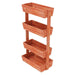 Outdoor and indoor 4-Tier Raised Garden Bed for versatile use
