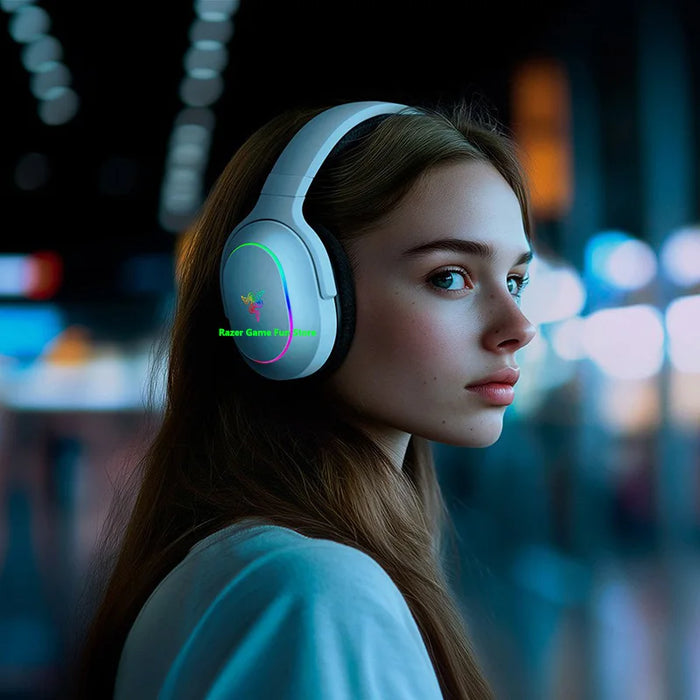 Black Ergonomic Gaming Headset with 2.4GHz & Bluetooth Modes