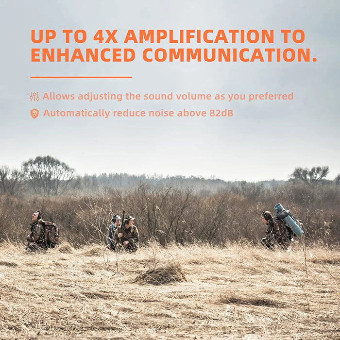 Portable electronic shooting earmuffs with foldable design