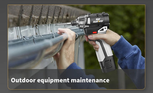 Brushless Lithium-Ion Impact Screwdriver Rechargeable Electric Drill for home improvement