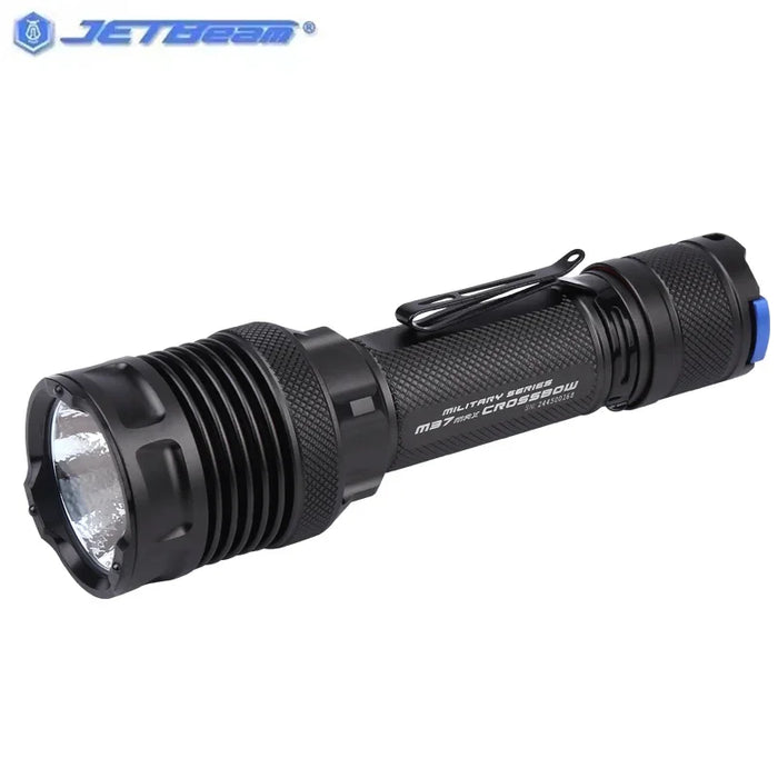 Black 21700 Battery Flashlight 5000LM Outdoor Tactical Light