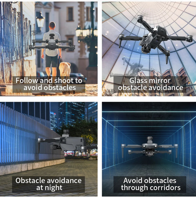 4K GPS Drone with Obstacle Avoidance and Dual Camera