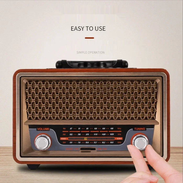 Multifunction Radio Speaker with Subwoofer and Bluetooth