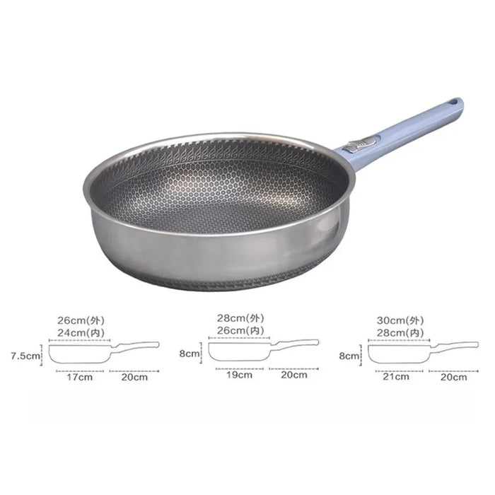 Portable 24cm Folding Frying Pan, Outdoor Non-Stick Cookware