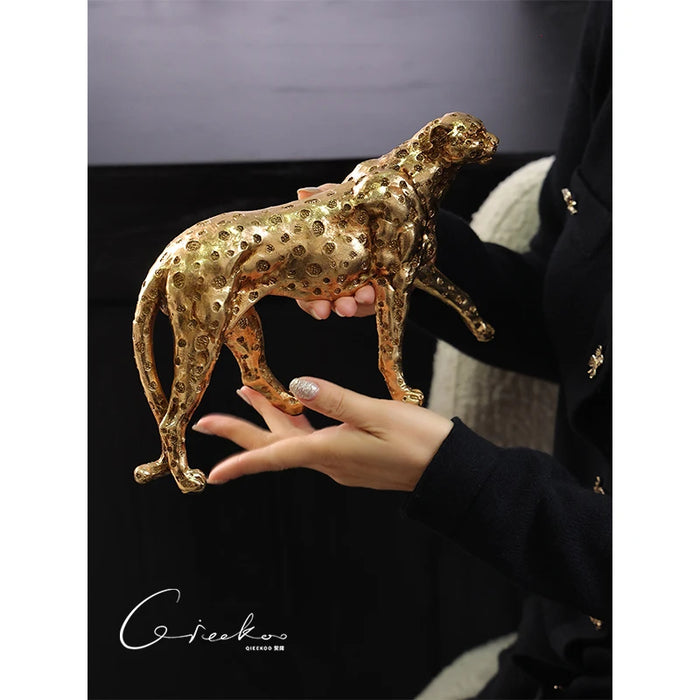 High-End Resin Animal Statue Decorative Accent for Shelf or Table