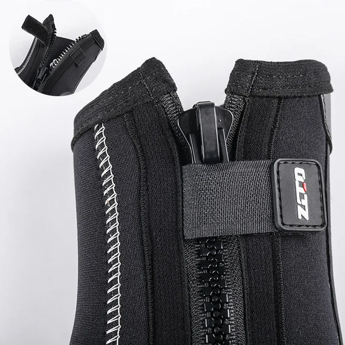 Dive Boots 5mm Neoprene Wetsuit Side Zipper Size 9 (41-42) Snorkeling Scuba Shoes - Durable and comfortable neoprene dive boots for snorkeling and scuba