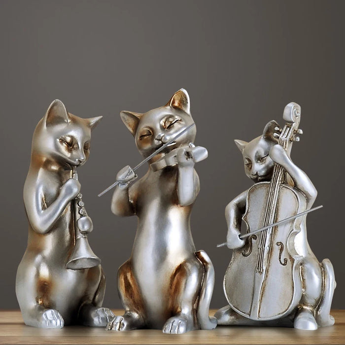 American Style Resin Animal Sculpture Cute Handmade Home & Office Ornament