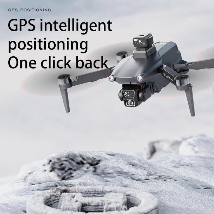 Rechargeable 4K Drone with Obstacle Avoidance & LCD Control With OAS 2B Foam Box