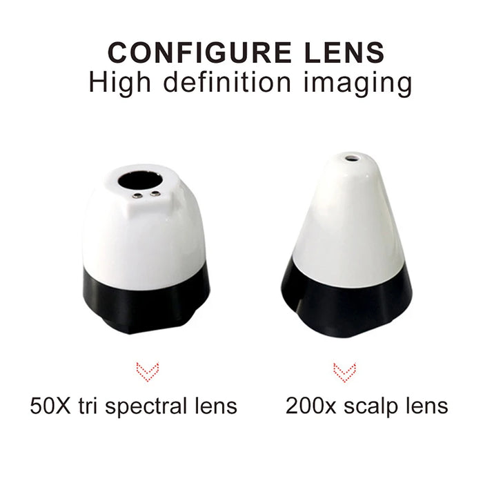 10" HD Skin and Scalp Analyzer with 50X Zoom