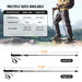 Carbon fiber folding trekking poles in black, adjustable from 103-120cm
