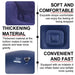 Large Inflatable Sofa Chair PVC Lounger - Dark Khaki, Bean Bag Pouf Couch, Tatami Living Room Seat