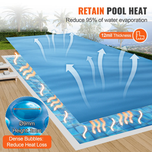 Designed to retain heat, reduce evaporation, and keep debris out