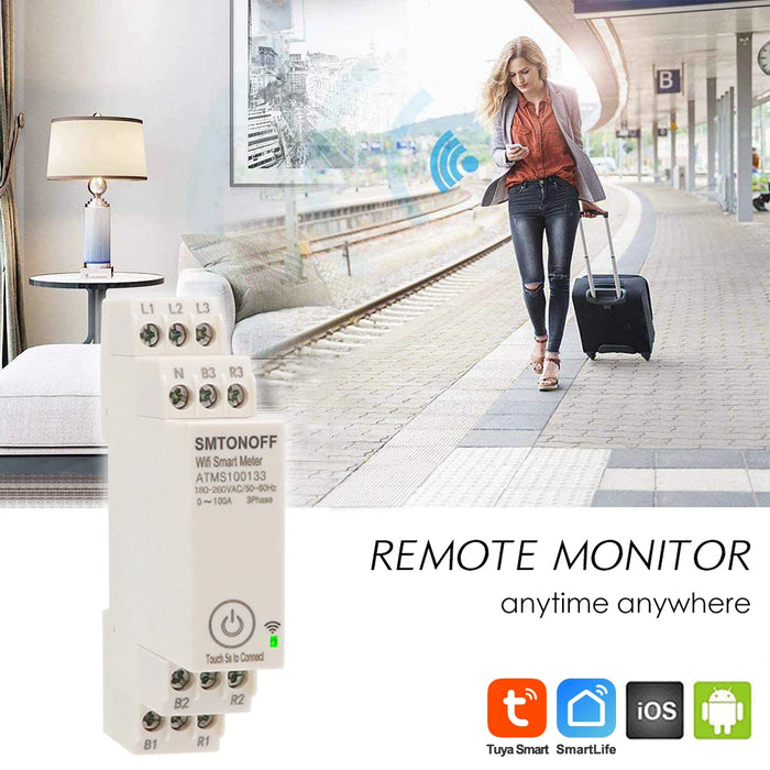 Remote Monitoring via Mobile App for Energy Consumption Tracking