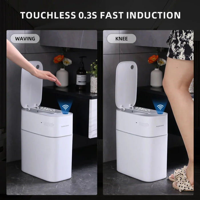 Smart Sensor Trash Can for Bathroom, Kitchen, and Living Room