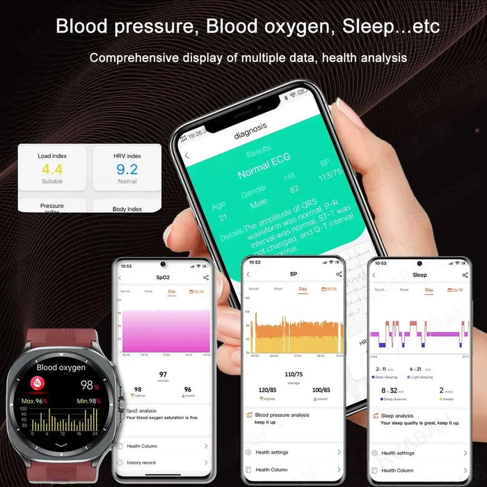 1.43" AMOLED Smart Watch with Call and BP Monitor